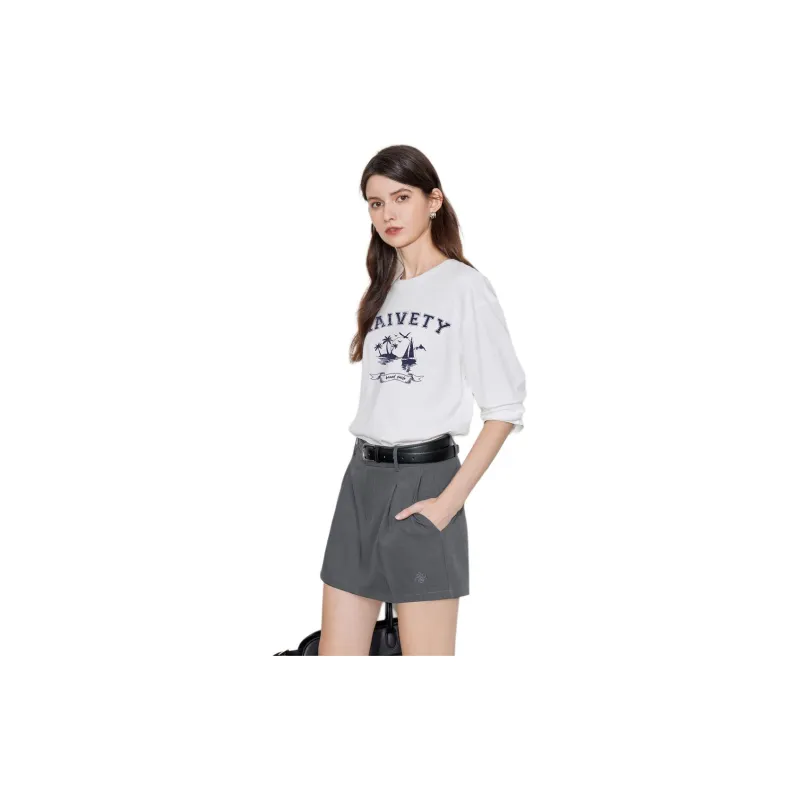 Initial Language T Shirt Women's-3