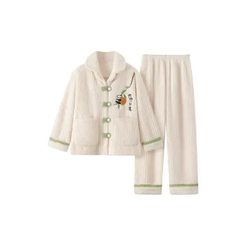 Maultiay Pajama Set Women's Beige