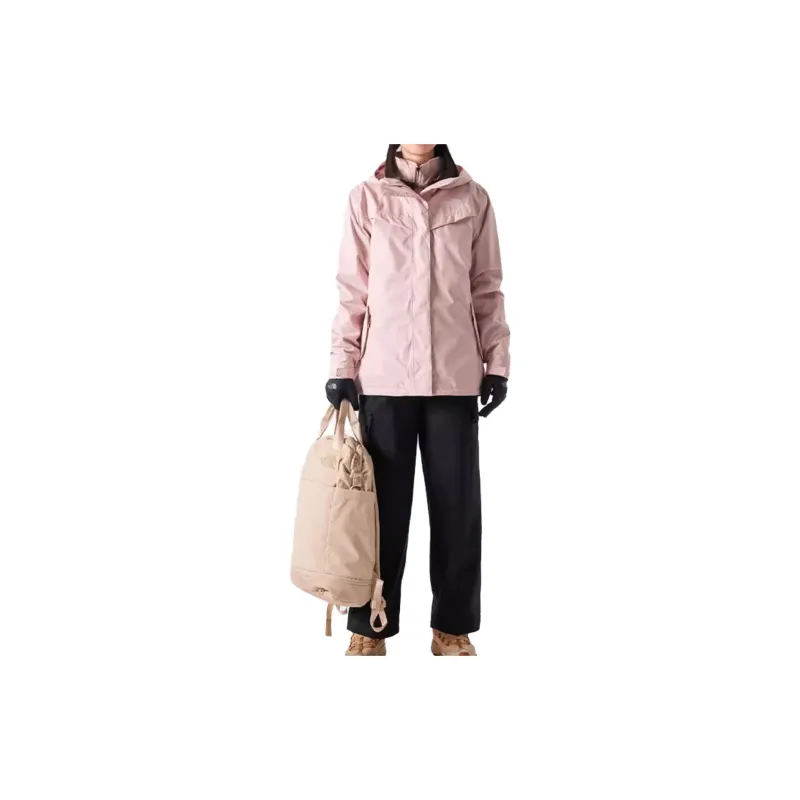 THE NORTH FACE City Outdoor Collection Water Resistant Windproof Water Repellent Warm Windbreaker Jacket Women's Pink-1