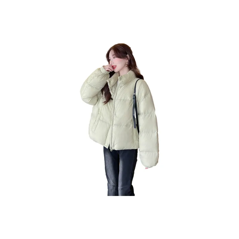 Tonlion Down Jackets Women's Mustard Green-3