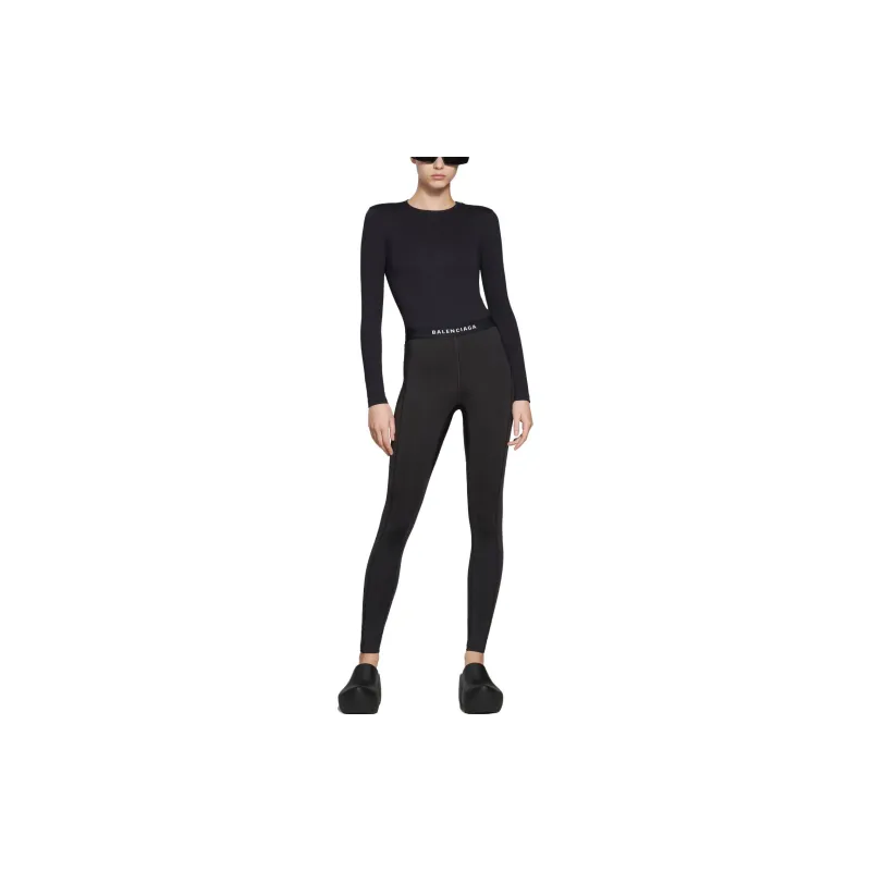 Balenciaga Sports Pants Women's Black-3