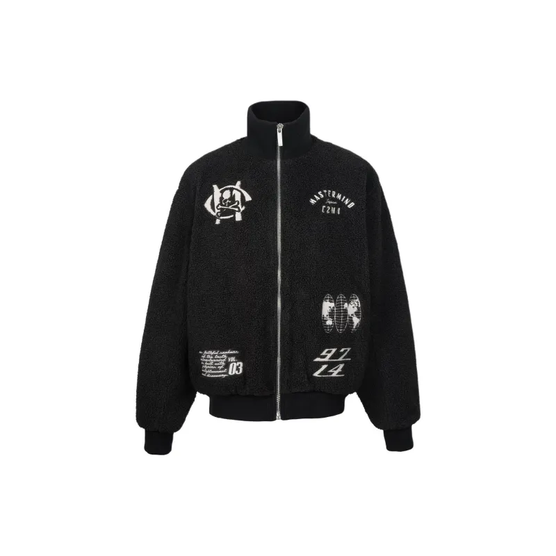 C2H4 Logo print Textured Jacket-1