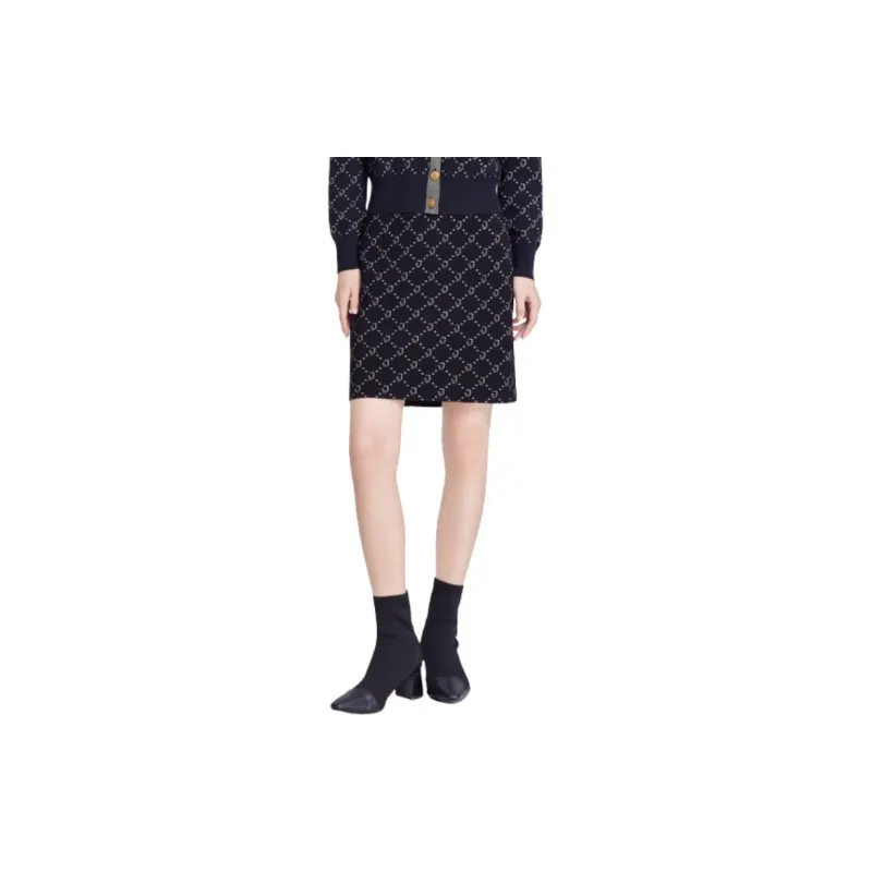 JZ. ANNAKRO Casual Short Skirts Women's Floral Black-2