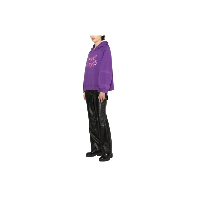VERSACE SS23 Sweatshirt Women's Dark Purple-2