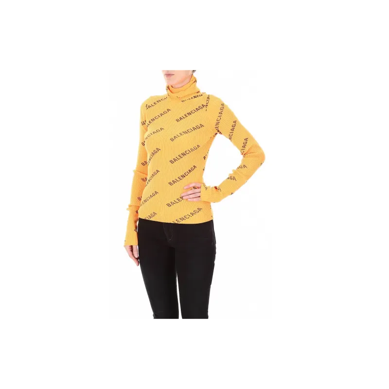Balenciaga Sweater Slim Fit Women's Yellow-3