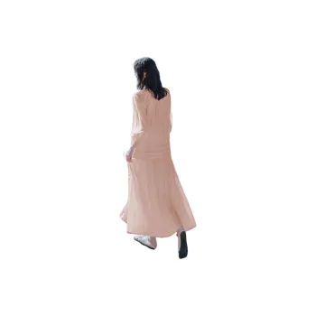 【dme】 SS24 Short-Sleeved Dresses Women's Light Pink