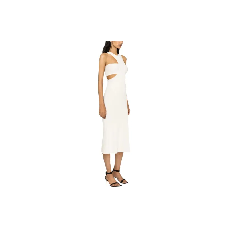 Alexander McQueen Slashed Harness Cut Out Detailed Dress-2
