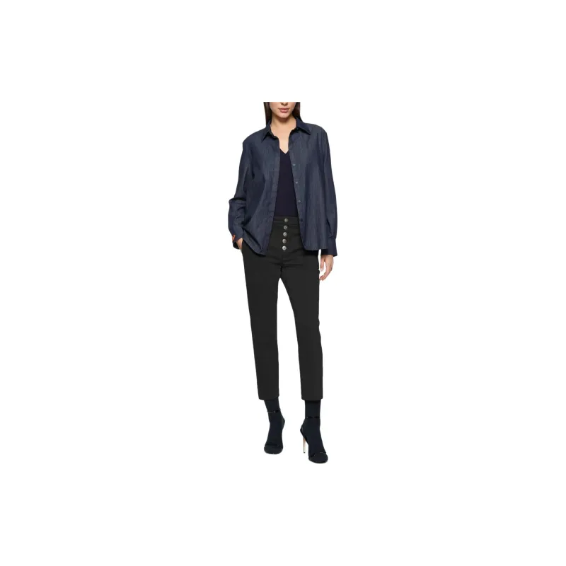 Dondup Nima Logo plaque Trousers-1