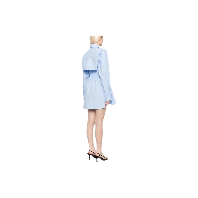 Alexander Wang Long Sleeved Dress Women's Blue-2