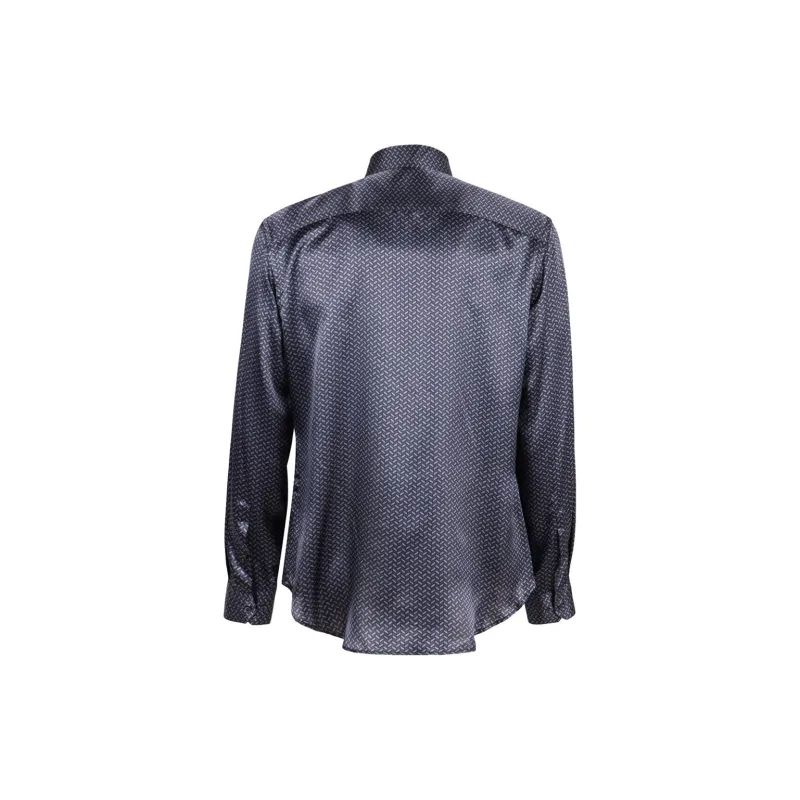GIORGIO ARMANI Printed Silk Shirt-1
