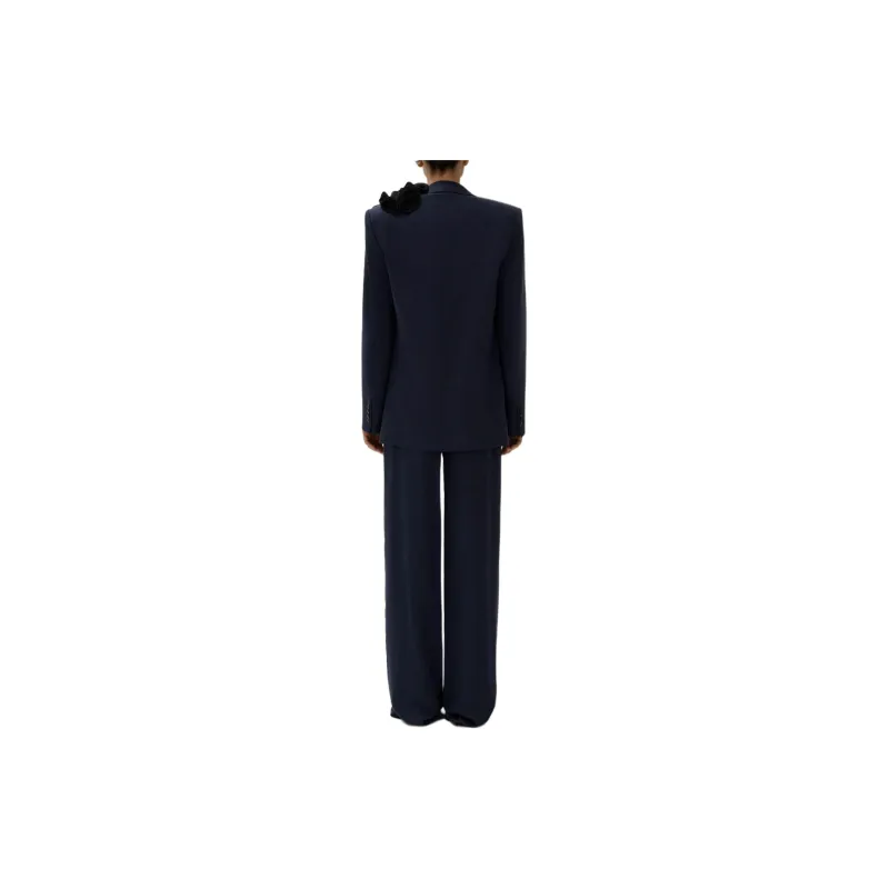 MAGDA BUTRYM SS24 Suit Trouser Women's Marine Blue-3