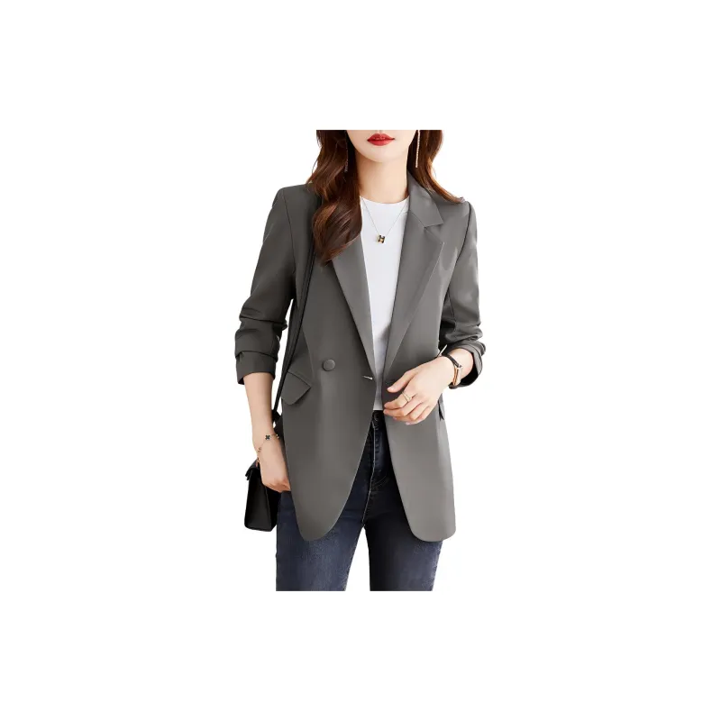 TERRE BLEUE Business Suit Women's Gray-4