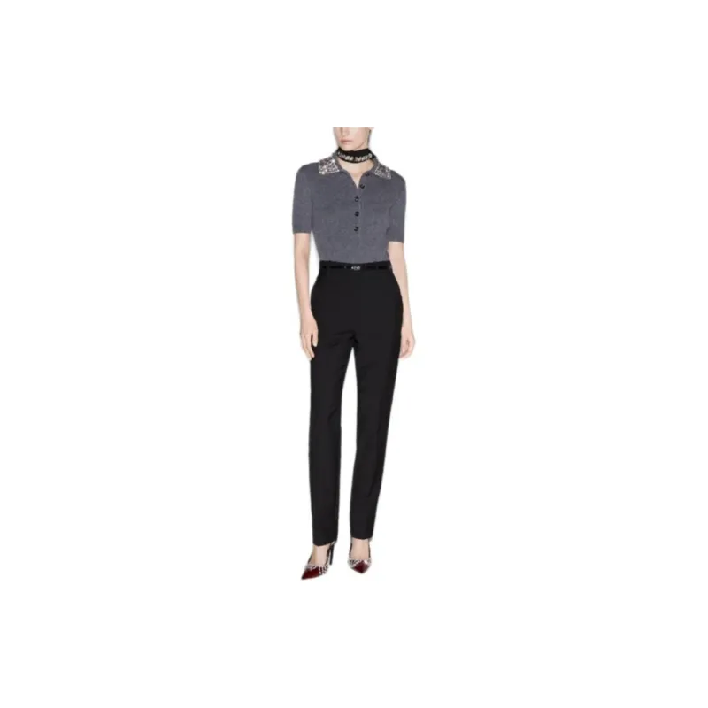 GUCCI FW24 Casual Pants Women's Black-3