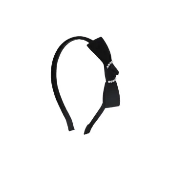 BABYBEI Bowknot Elegance Elegant Gentle Youthful Black Beige Headbands Women's