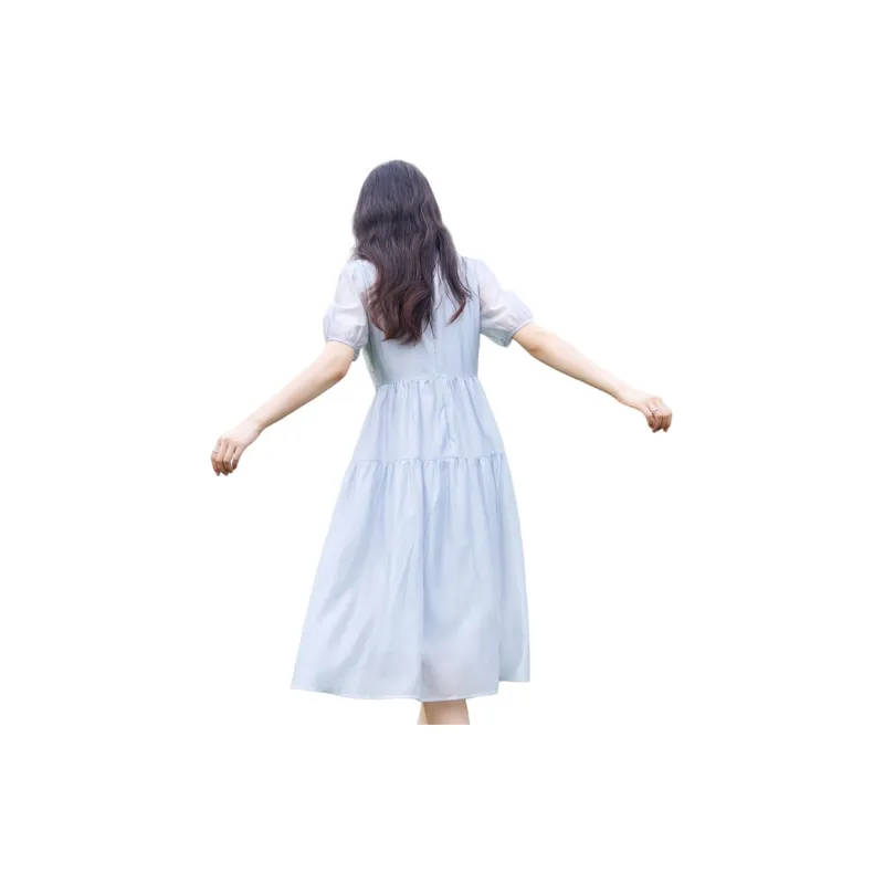 A paradise for awakening Short Sleeved Dresses Women's-2