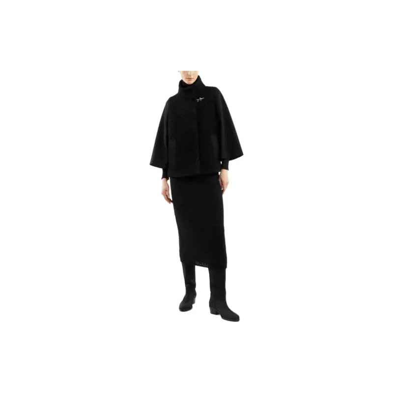 FAY Bouclé-detailed Coat-1