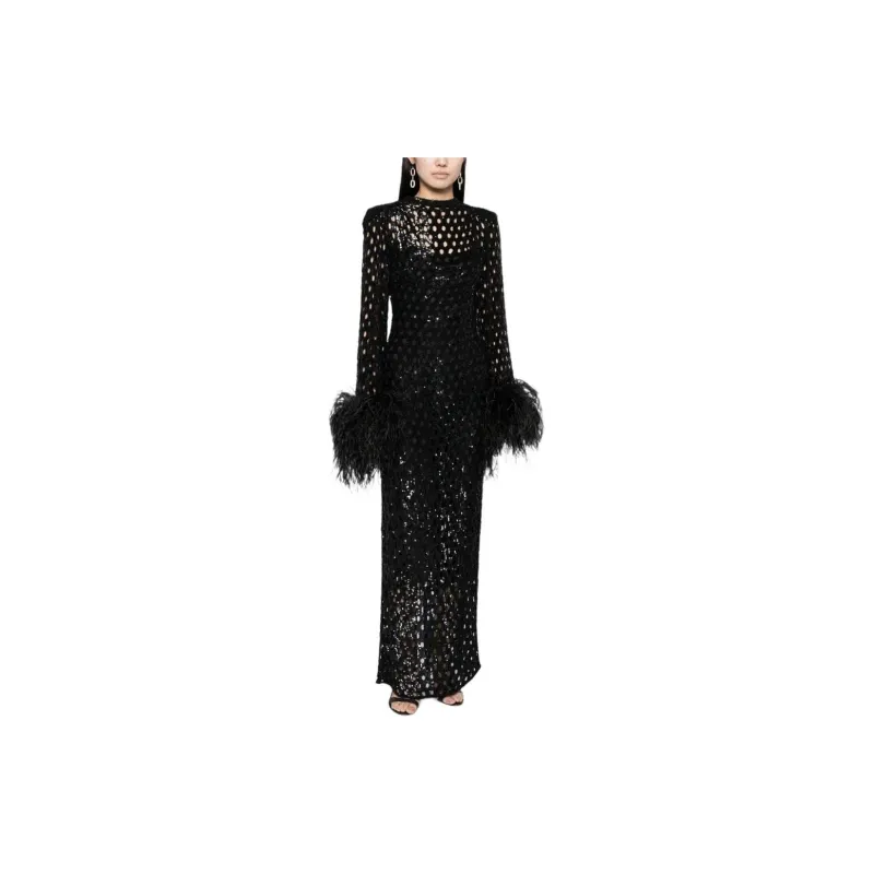 RACHEL GILBERT Nowa Embellished Gown Dress-1