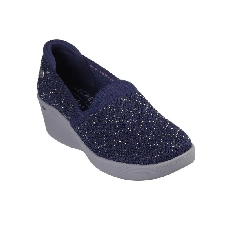 Skechers Pier Lite Anti-Slip Wear-Resistant Low-Top Casual Shoes Women's Marine Blue-2