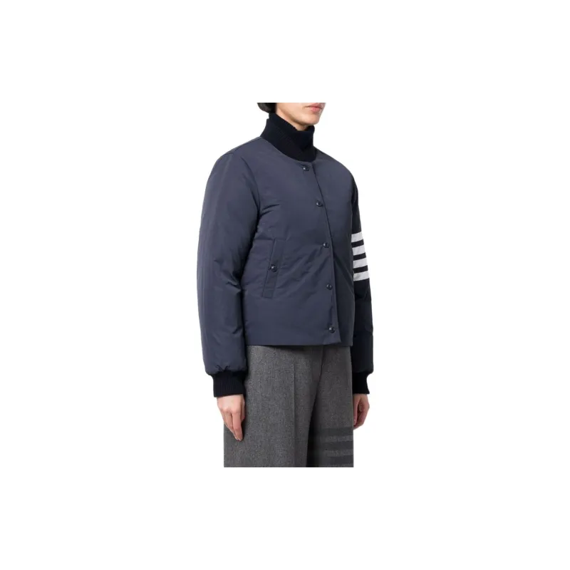 THOM BROWNE Down Jackets Women's Navy Blue-3