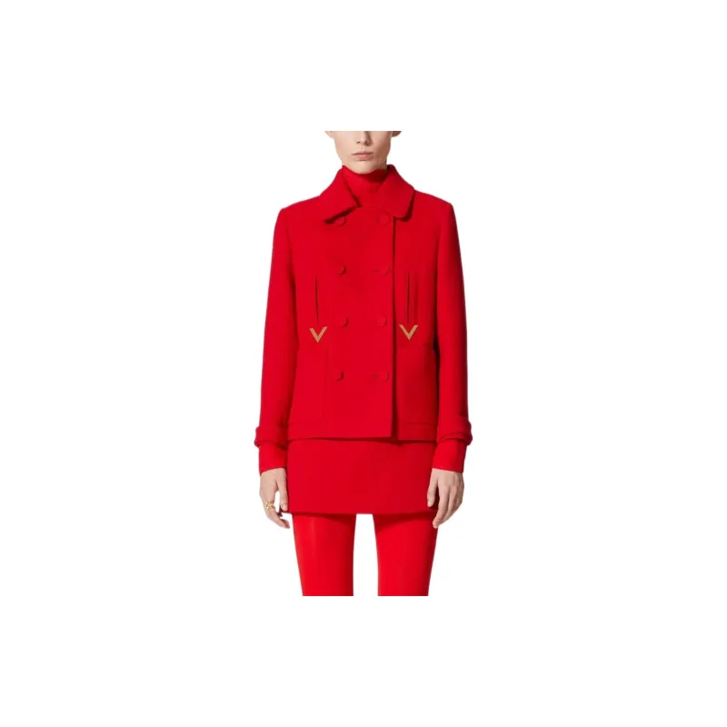 Valentino Jackets Women's Red-1