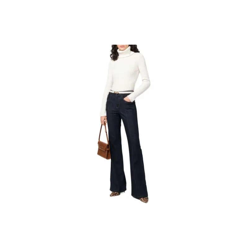 SAINT LAURENT Ribbed knit Roll neck Sweater-4