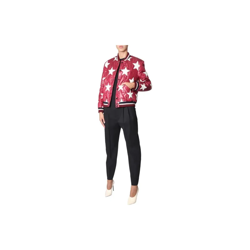 SAINT LAURENT FW22 Jackets Coats Women's Red-2