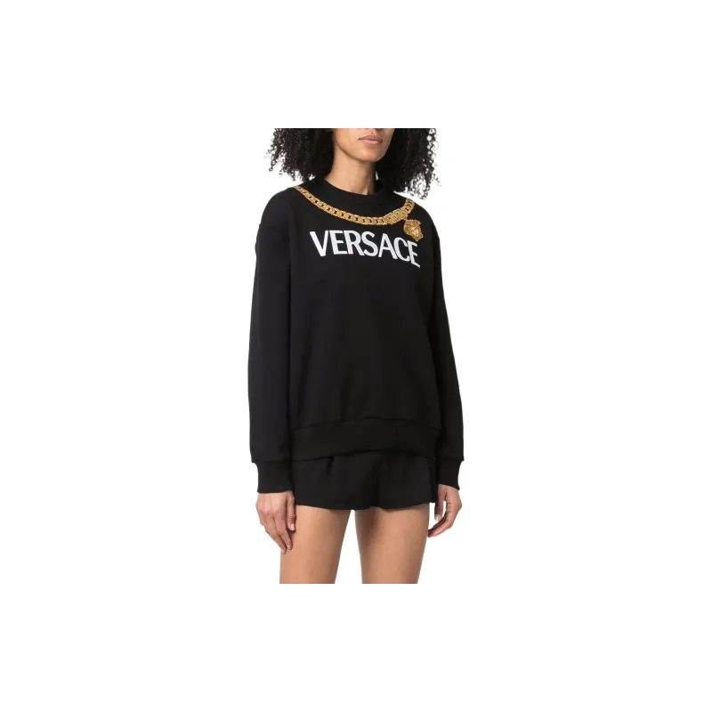 VERSACE Sweatshirts Women's Black-2