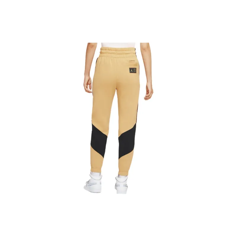 Jordan Knitted Sweatpants Women's Gold-5