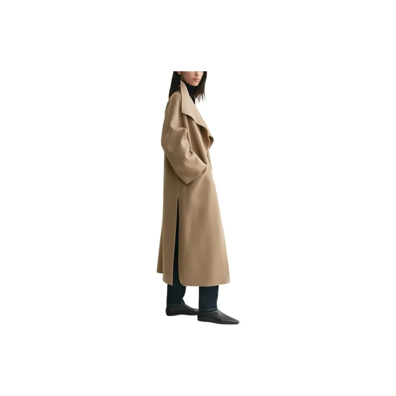 TOTEME Shawl Lapels Open Front Coat-3