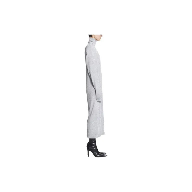 Balenciaga FW22 Long-Sleeved Dresses Women's Gray-3