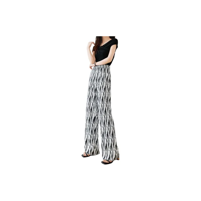 Mo Han Yi Mei Casual Pants Women's Multicolor-1