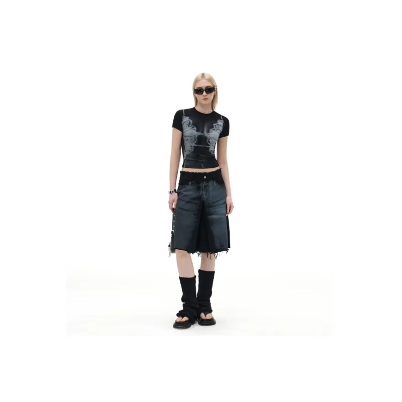 IMXS Denim Shorts Women's-14
