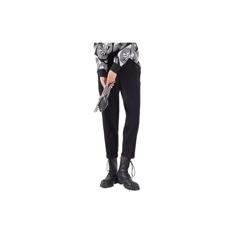LOFT SHINE Casual Pants Women's Black-3