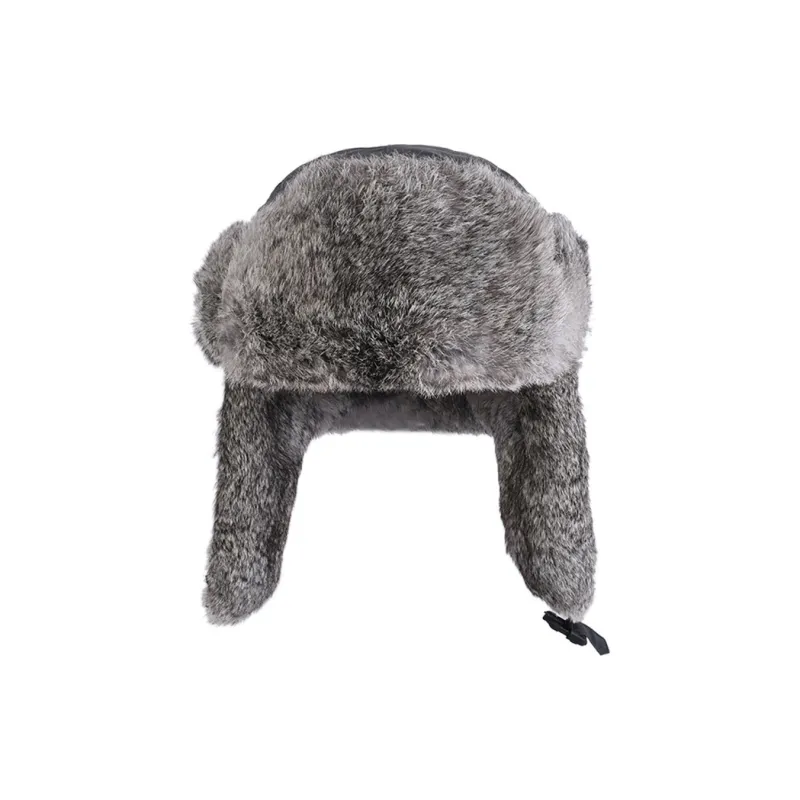 KENMONT Rabbit Fur Blend Trapper Hats Men's-12