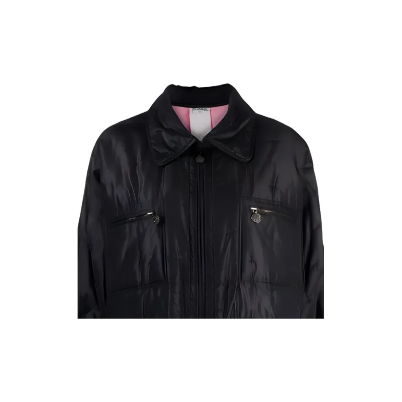 CHANEL 2000 Padded Zip-up Jacket-4