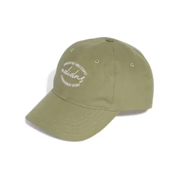 Adidas Cotton Canvas Baseball Caps Unisex Green