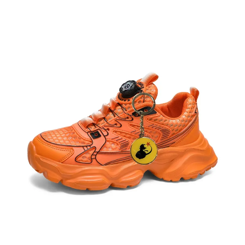 Goku Frieza Shock Absorbers With Slip Resistant And Abrasion Resistant Properties Low Top Chunky Sneakers Unisex-7