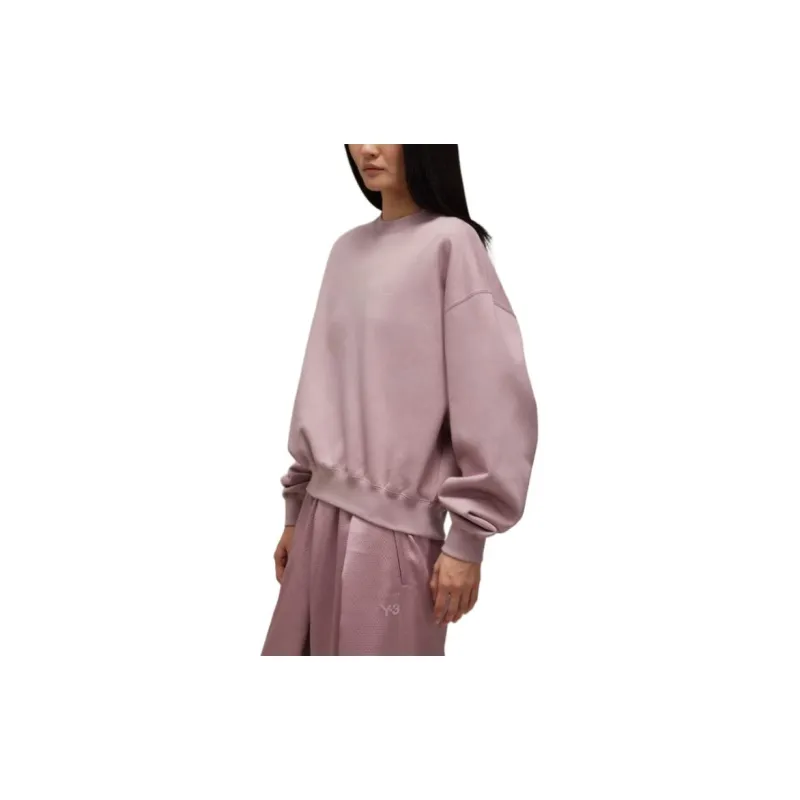Y 3 Free Shipping With AdiClub Y 3 Brushed Terry Boxy Crew Sweatshirt-4
