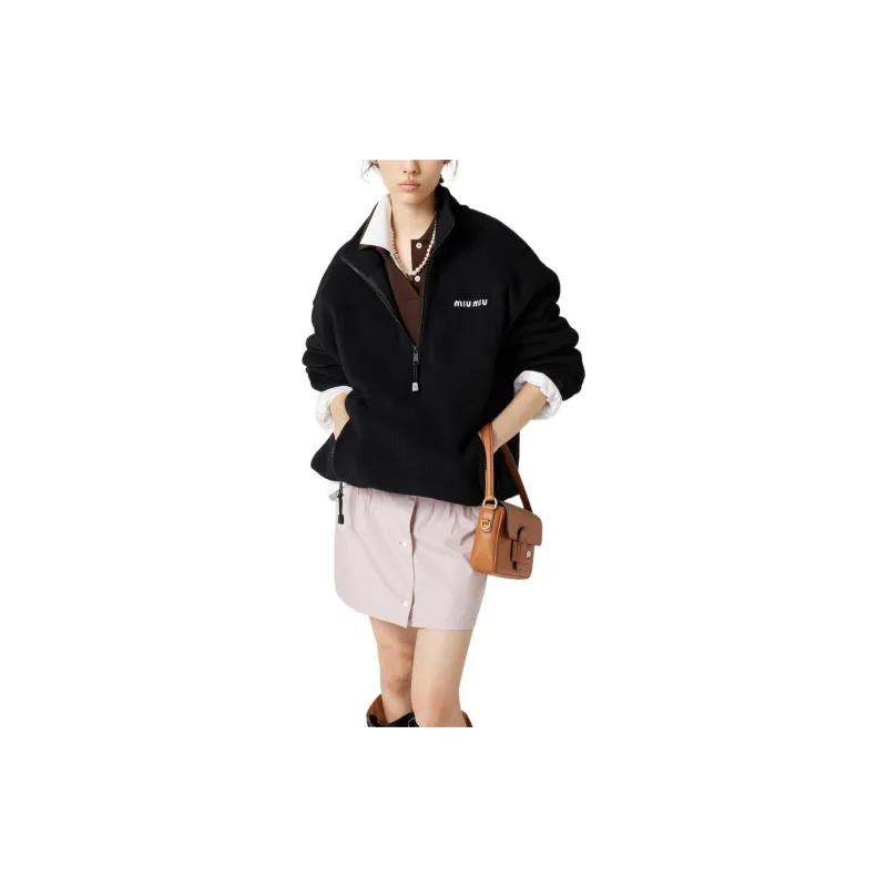 MIU MIU Fleece Sweatshirt-1