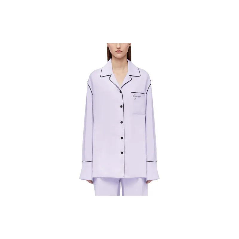 Ferragamo Logo-embroidered Pyjama Shirt-2