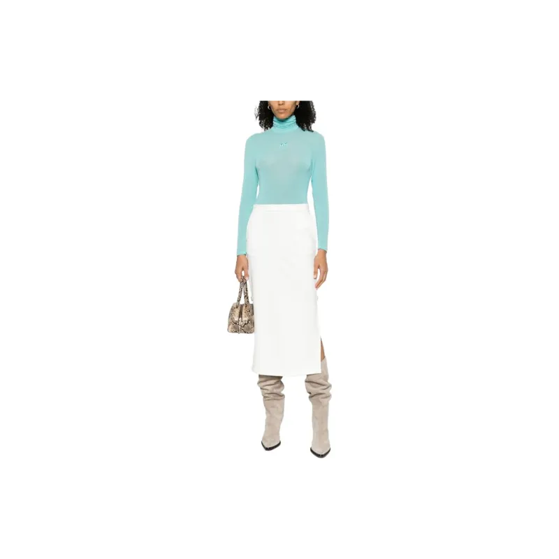 PINKO Casual Long Skirts Women's White-1