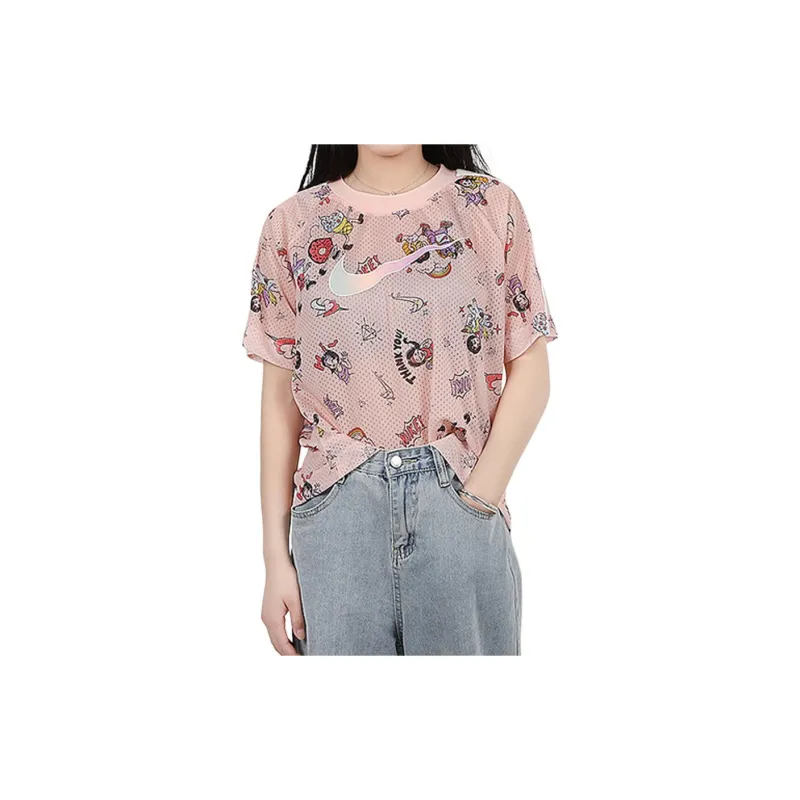 Nike T-Shirts Women's Pink-2