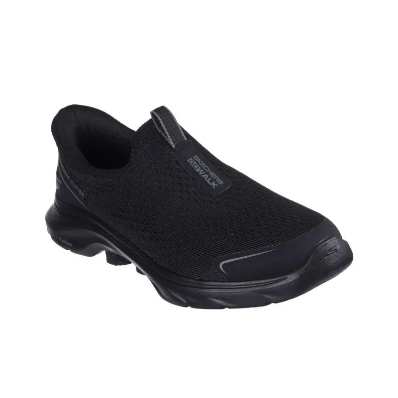 Skechers Slip Ins Anti Slip Wear Resistant Low Top Casual Shoes Women's Black-1
