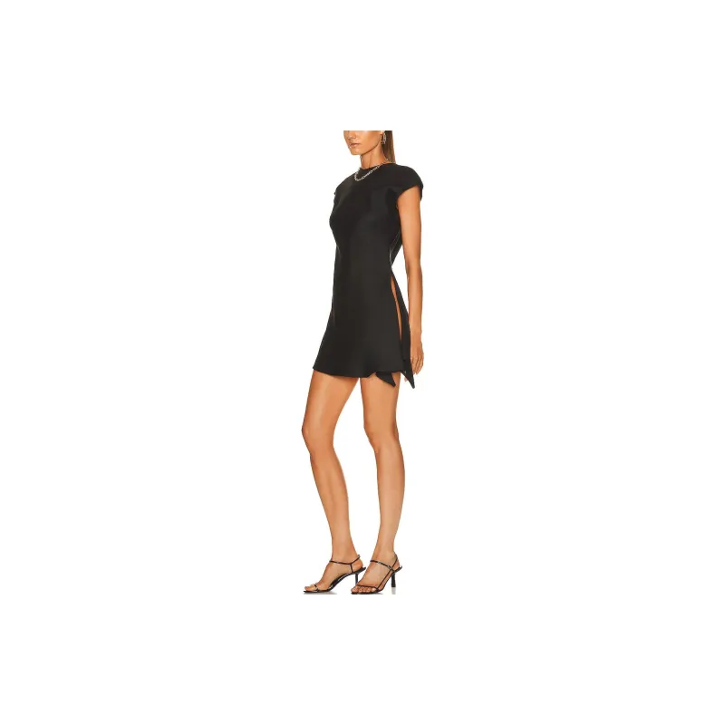 TOTEME Short-Sleeved Dresses Women's Black-2