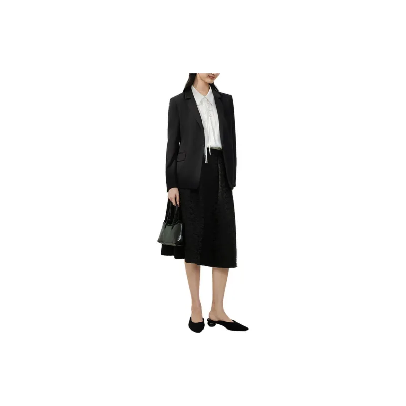 JZ. ANNAKRO Business Suits Women's Plain Black-0