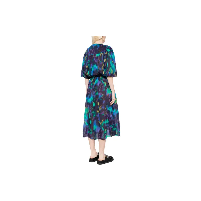 ISABEL MARANT ETOILE Maggy Printed Midi Dress-2