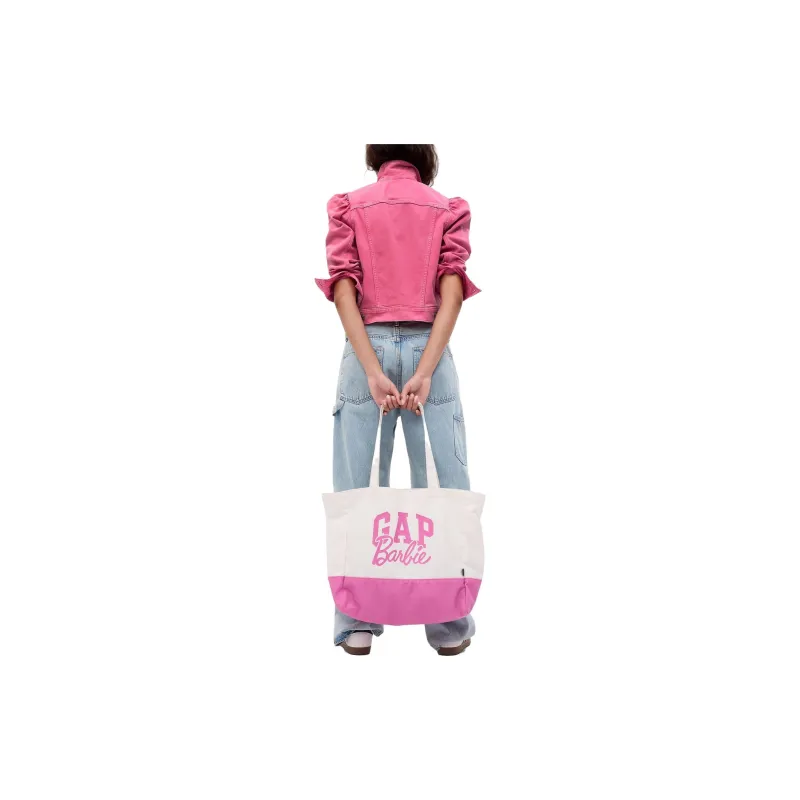 Barbie X GAP X Barbie SS23 Co-branded Series Denim Jackets Women's Pink-2