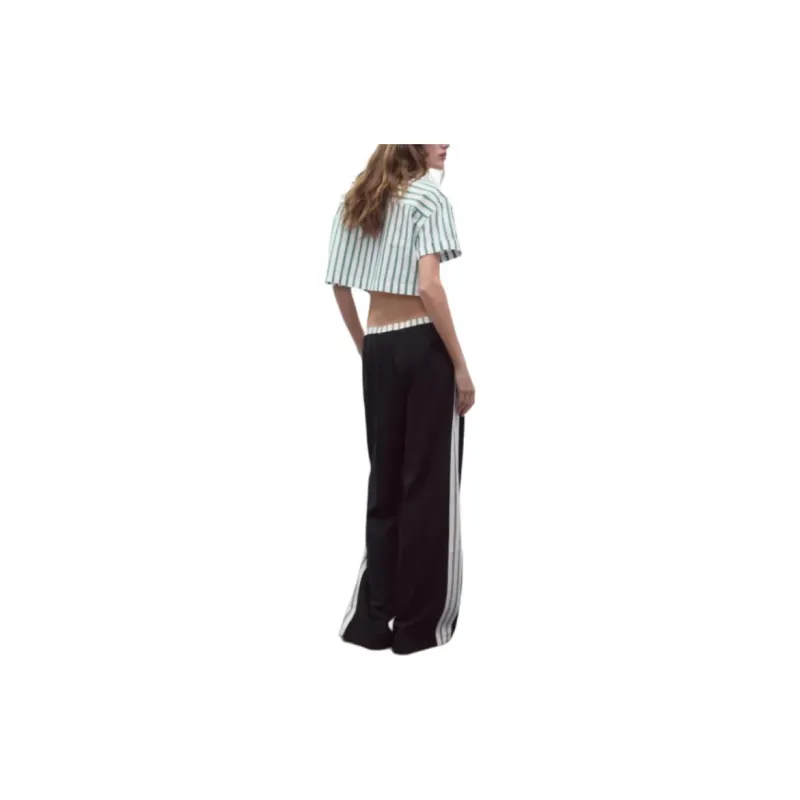 ZARA Casual Pants Women's Deep Sea Blue-6