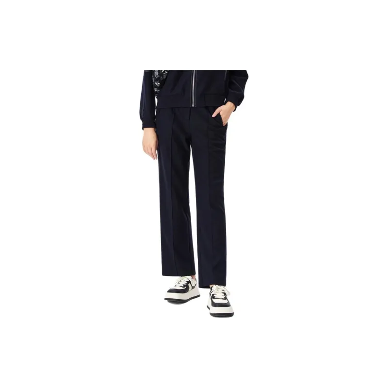 XII BASKET Casual Pants Women's Navy Blue-1