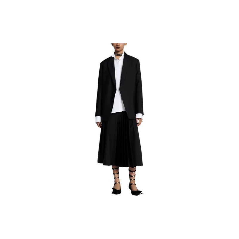 DIOR SS24 Casual Long Skirt Women's Black-3